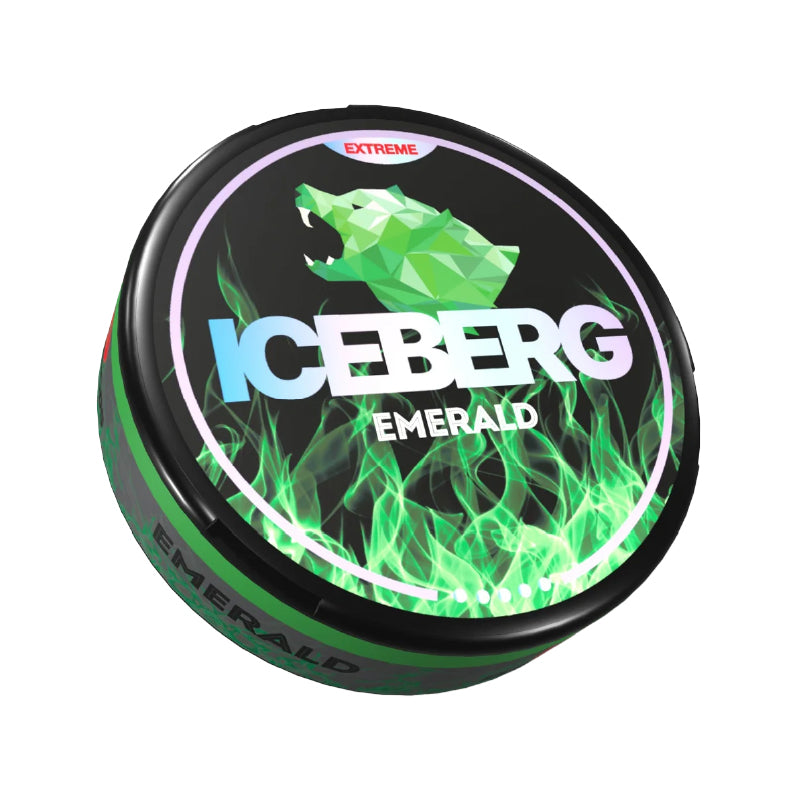 ICEBERG - Strong - Emerald - All White Snus - 50mg/g - 16g