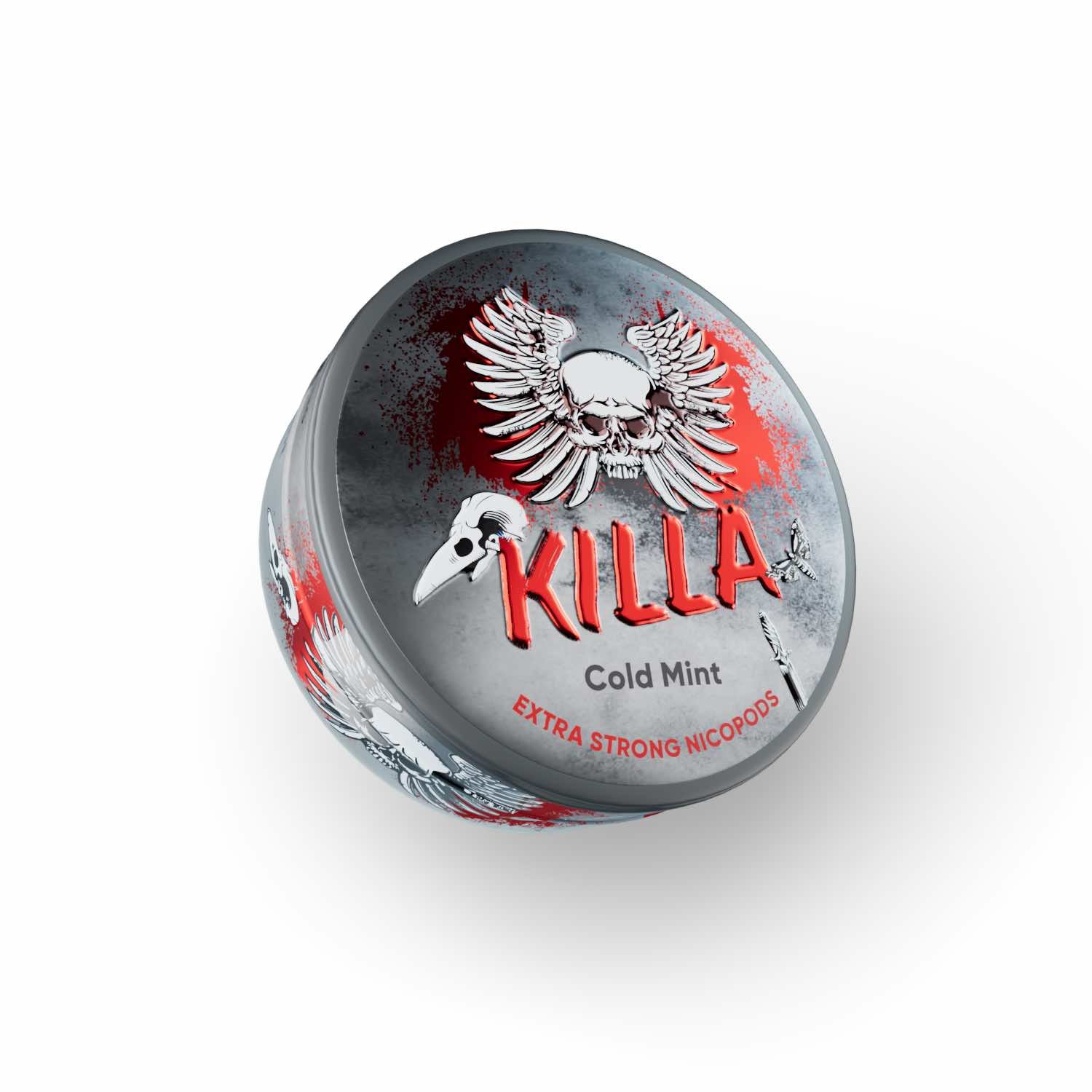 KILLA - Cold Mint - All White Snus - 16g