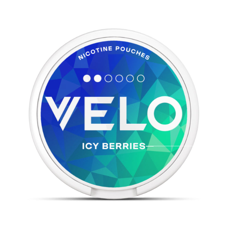 VELO Mini Icy Berries Snus Dose mit Kaugummi- und Beeren-Geschmack