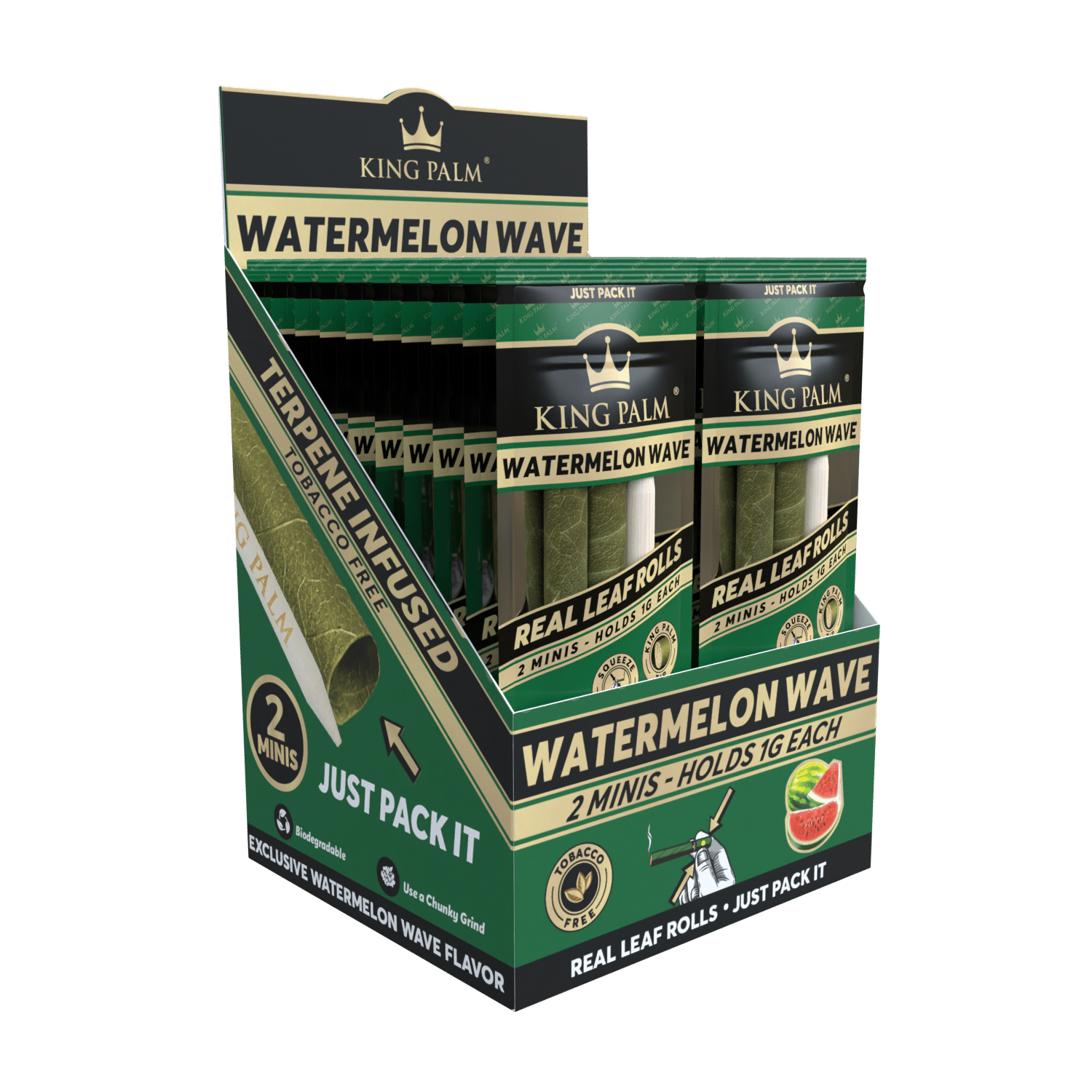 King Palm - Mini - 2 Stück - Watermelon Wave - Display - 20 Stück