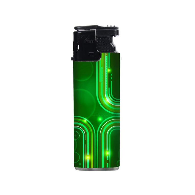 Feuerzeug Turbo Neon Grün