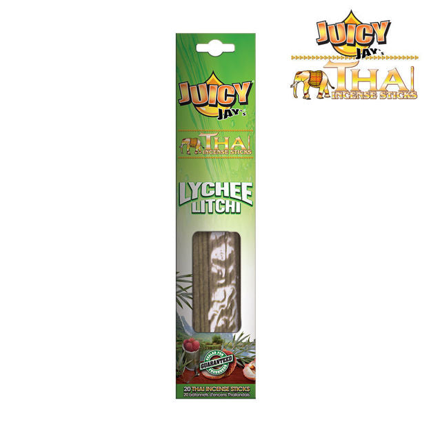 Juicy Jay - Thai Incense Sticks - Lychee - Display - 12 x 20 Stück