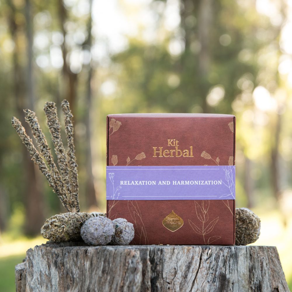 Räucherwerk Set - Relaxation and Harmony / Entspannung und Harmonisierung  - Geschenkbox - 1 Stück