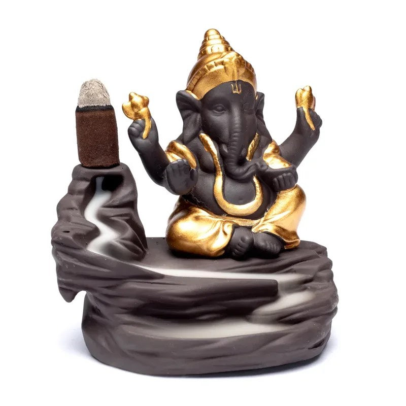 Rückfluss Räucherschale - Ganesha - 1 Stück