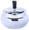 Drehascher bauchig chrom 13cm