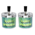 Drehaschenbecher - Happy Weedend - 1 Stück