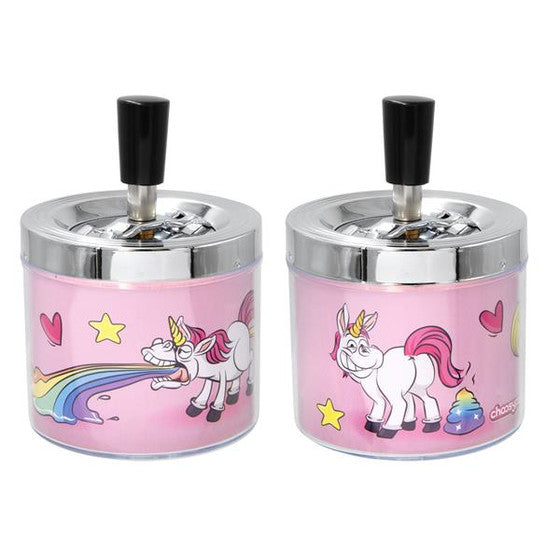 Drehaschenbecher - Unicorn - 1 Stück