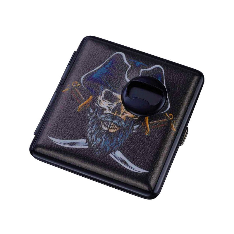 Zigarettenetui mit Flaschenöffner Pirate 1