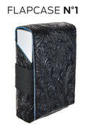 FLAPCASE N°1 "Flora Pitch" Zigarettenbox Ornament Schwarz 80mm