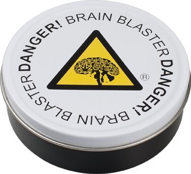 Round Box - Danger! Brain Blaster (9cm)