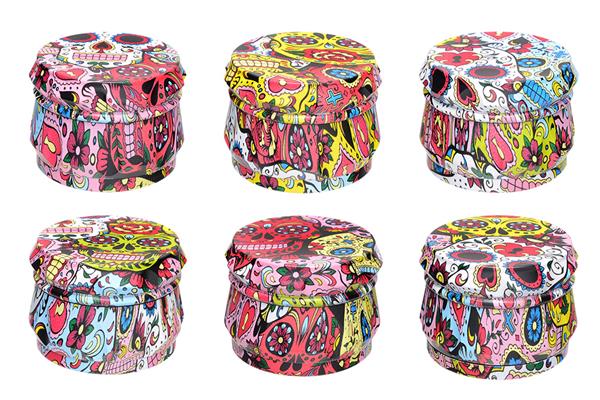 Grinder Alu Mexican Graffiti 4-teilig 50mm