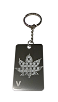 Grinder Card Key Chain "Leaf"
