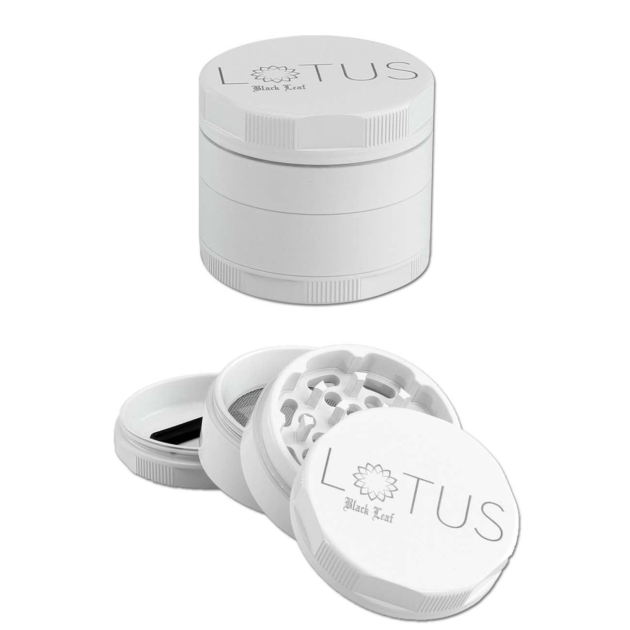 Lotus Keramik Grinder 4-teilig 53mm - White
