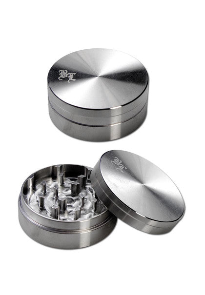 Metall Grinder 2-teilig 49mm BL Silver