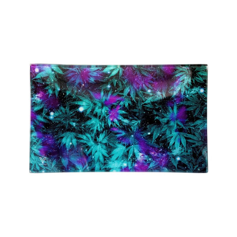 Glass Rolling Tray - Cosmic Chronic (26cm x 16cm)