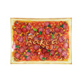 Glass Rolling Tray - Pizza (16cm x 12cm)
