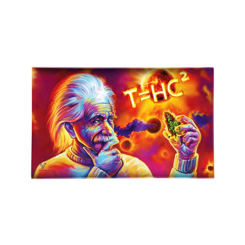 Glass Rolling Tray - T=HC2 Solar Diesel (26cm x 16cm)