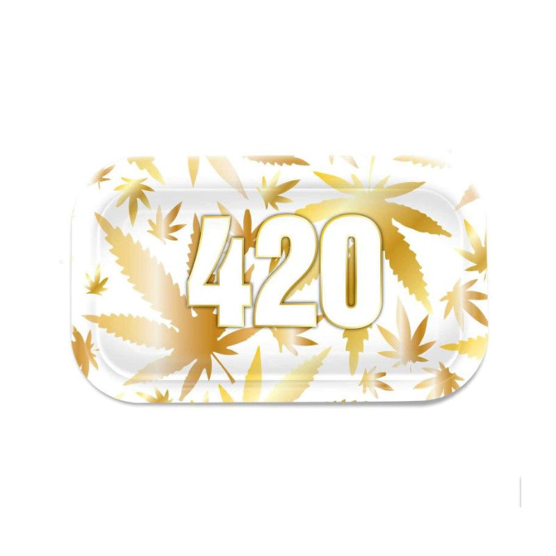 Rolling Tray - 420 Gold (27cm x 16cm)