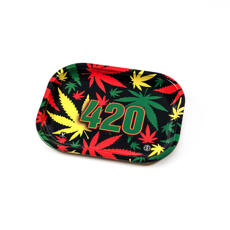 Rolling Tray - 420 Rasta (18cm x 14cm)