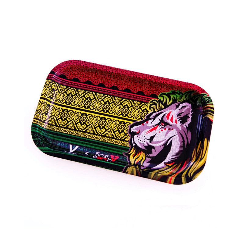 Rolling Tray - Rasta Lion (27cm x 16cm)