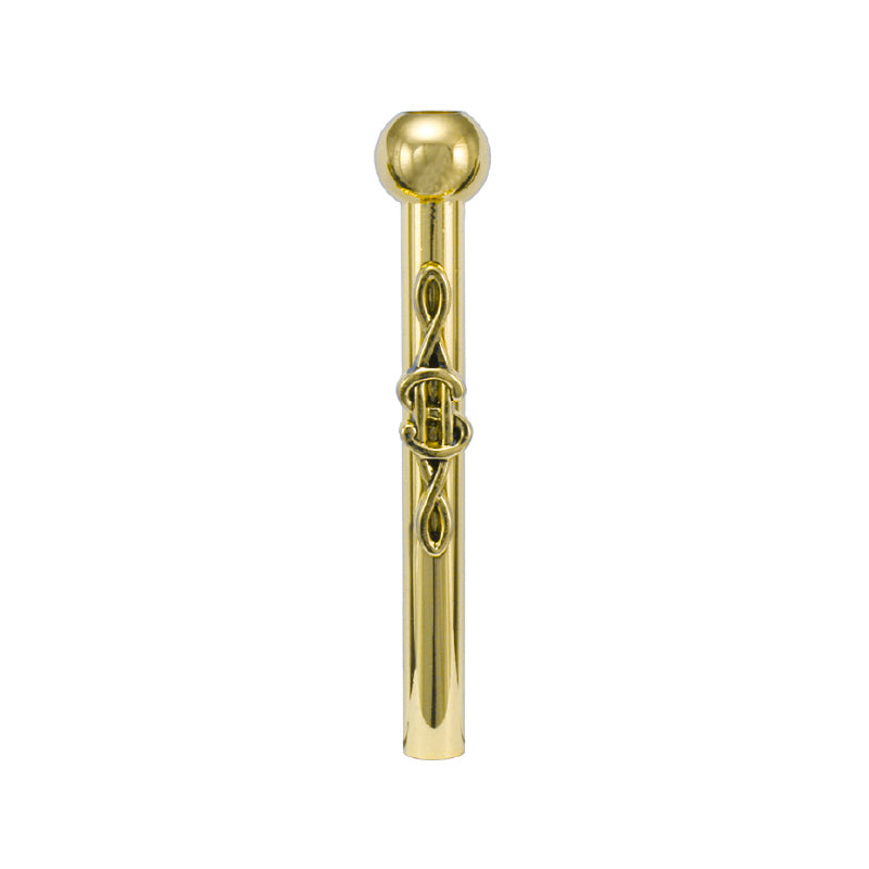 Schnupfrohr Metall Gold - Dollar (6cm)