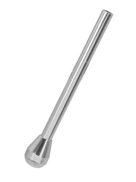 Ziehrohr Metall Aluminium - Rundkopf - 67mm - Silber