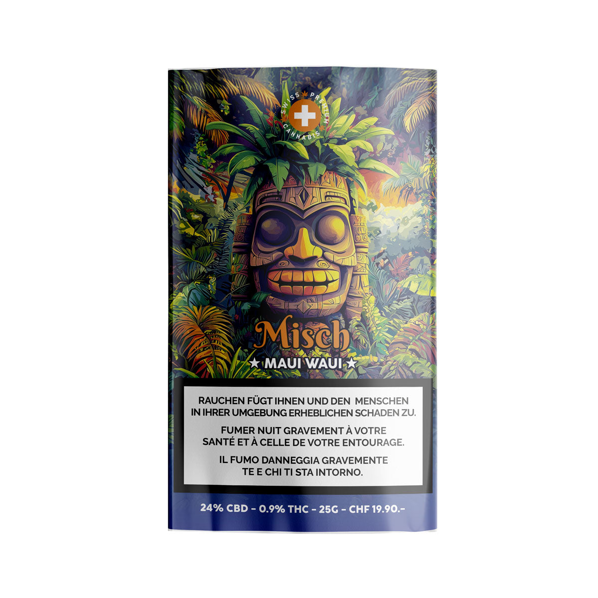 High Level Genetics - Maui Waui - Indoor CBD Misch - 25g
