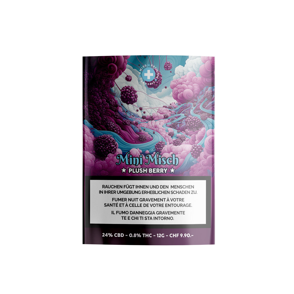 High Level Genetics - Plush Berry - Indoor CBD Mini Misch - 12g