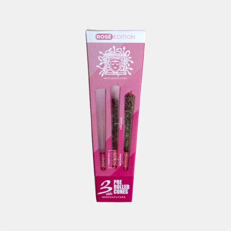 MedusaFilters - Cones - Rosé - Box - 3 Stück