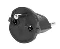 Fixadapter SchuKo Konturenstecker – T12 schwarz
