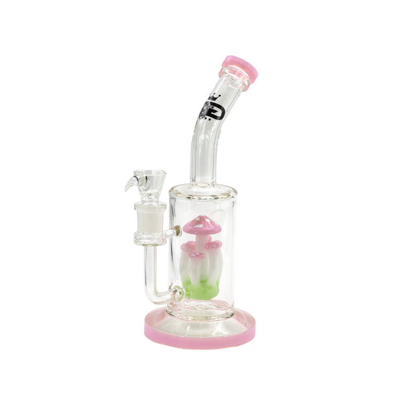 Glasbong "Pinker Pilz" 36cm
