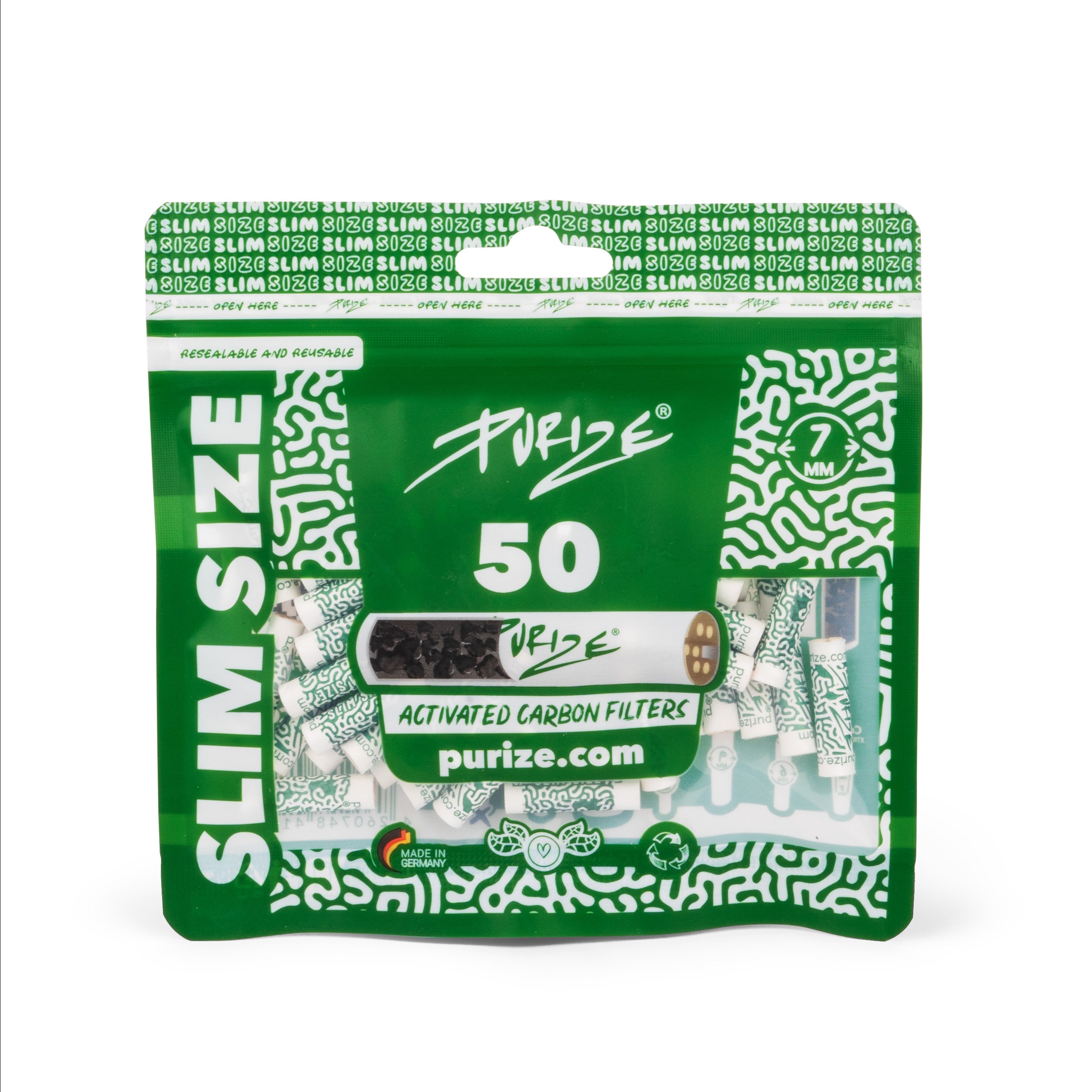 Purize - Slim Size - 7mm - 50 Stück - White