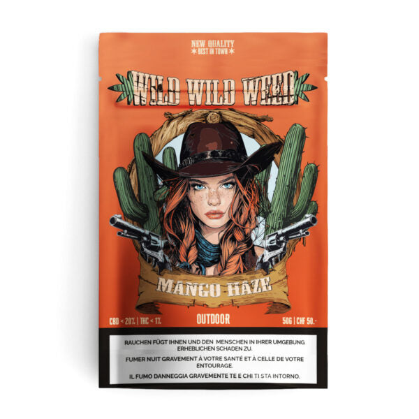 Wild Wild Weed - Mango Haze - Outdoor CBD - 50g