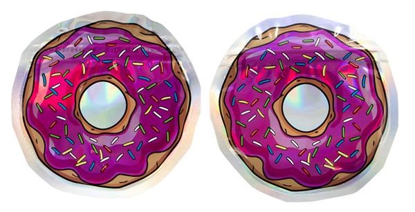 Smellproof Bags / Grips - Donut - 100x100mm - 100 Stück