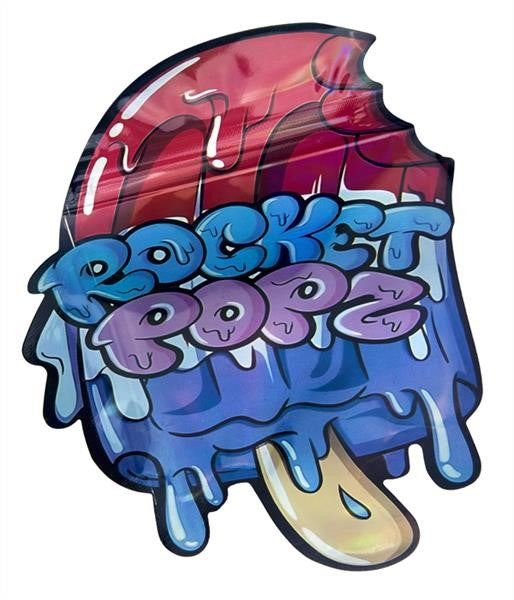 Smellproof Bags / Grips - Rocket Popz - 145x120mm - 50 Stück