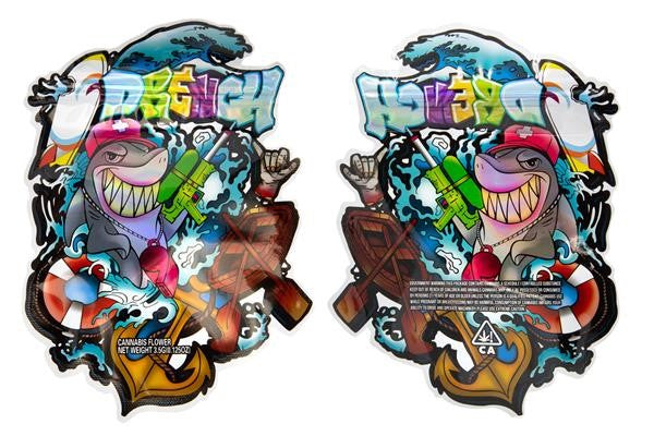 Smellproof Bags / Grips - Shark Drench - 160x115mm - 100 Stück