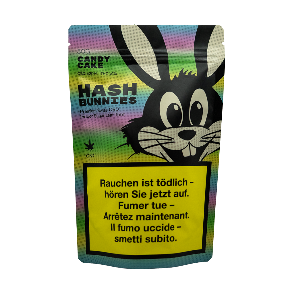 Hash Bunnies - CBD Indoor Trim - Candy Cake - 30g