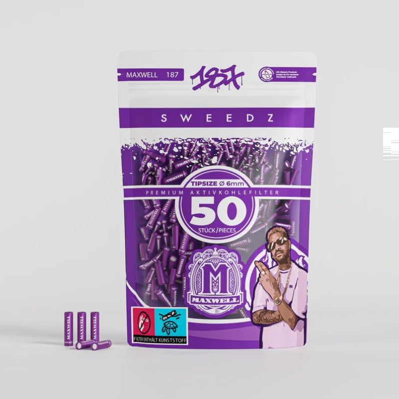 MedusaFilters x 187 Sweedz - 50er Pack - MAXWELL