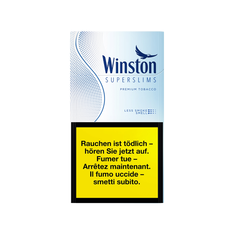 Winston Super Slims Silver - Zigaretten Box (10 Stk.)