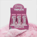 Glossy - Triplets - 3-Fach Case - Display - 12 Stück