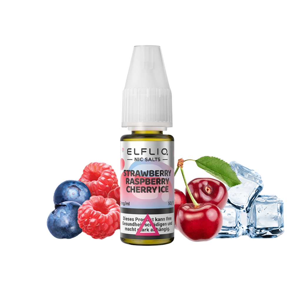 Elf Bar - Elfliq - Strawberry Rasperry Cherry Ice - 10ml