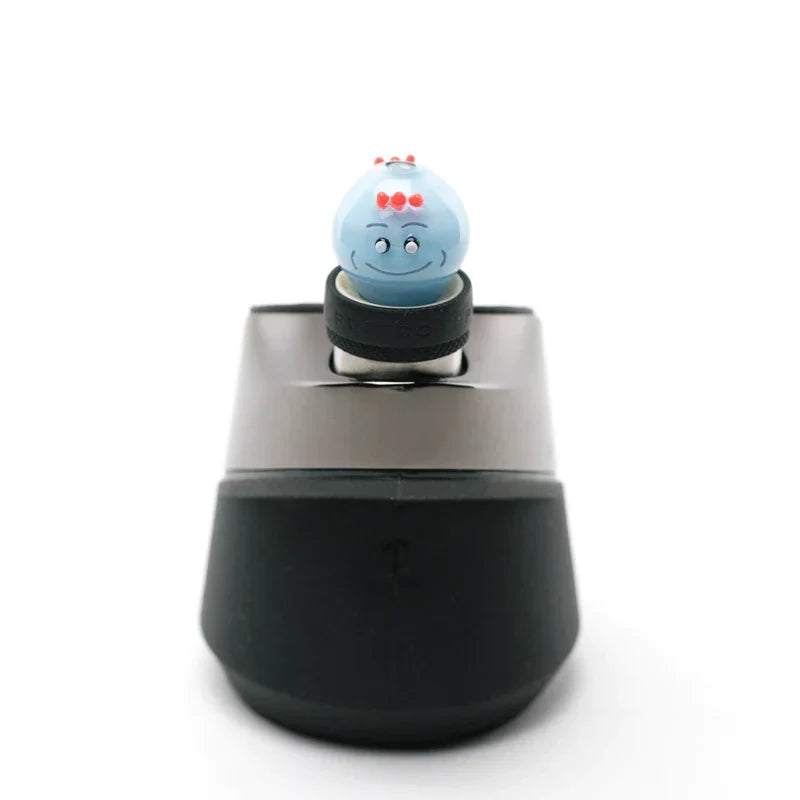 Empire Glassworks Puffco Peak Bubble Cap – Blue Twins