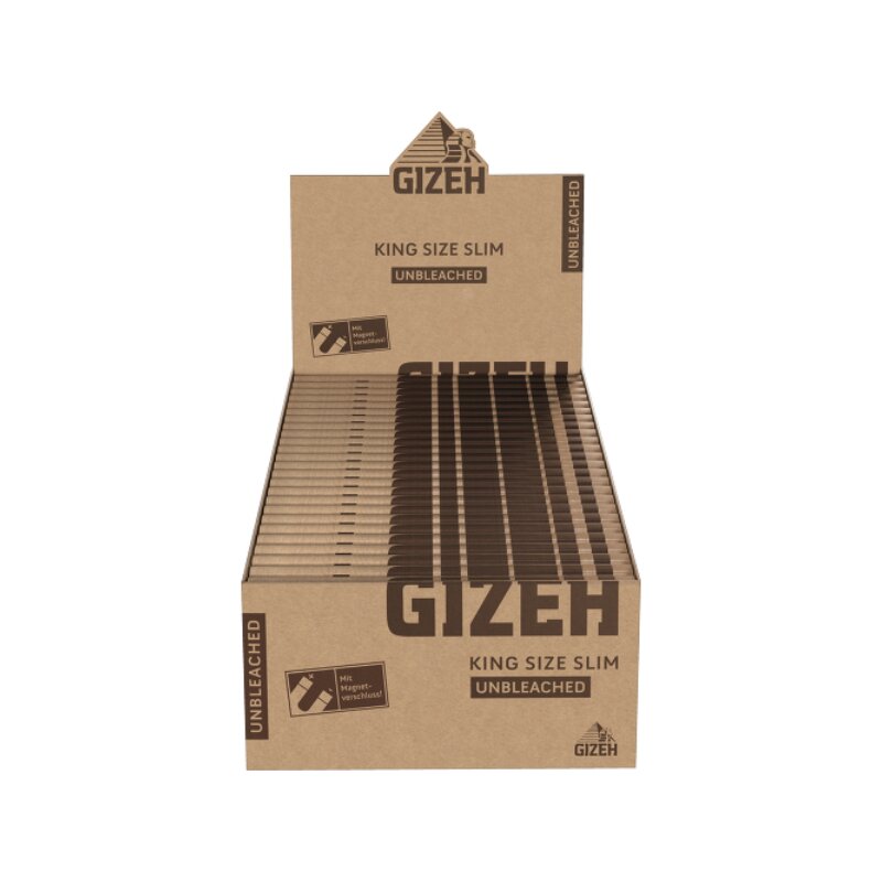 GIZEH Unbleached King Size Slim (50 Stk.)
