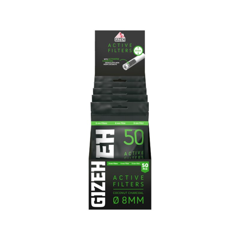 GIZEH Active Filter 8mm (5 x 50 Stk.)