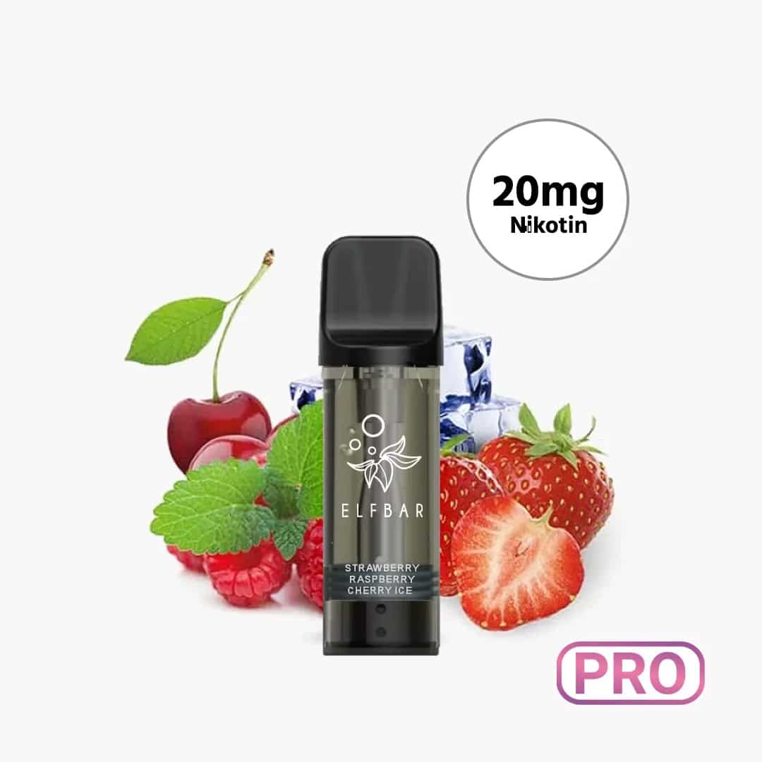 Elf Bar ELFA Pro - Pods (2 x 2ml/20mg) Strawberry Raspberry Cherry ICE
