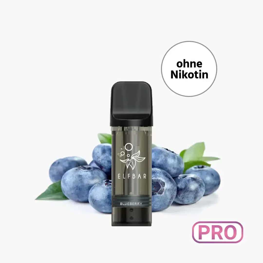 Elf Bar ELFA Pro (ohne Nikotin) - Pods (2 x 2ml) Blueberry