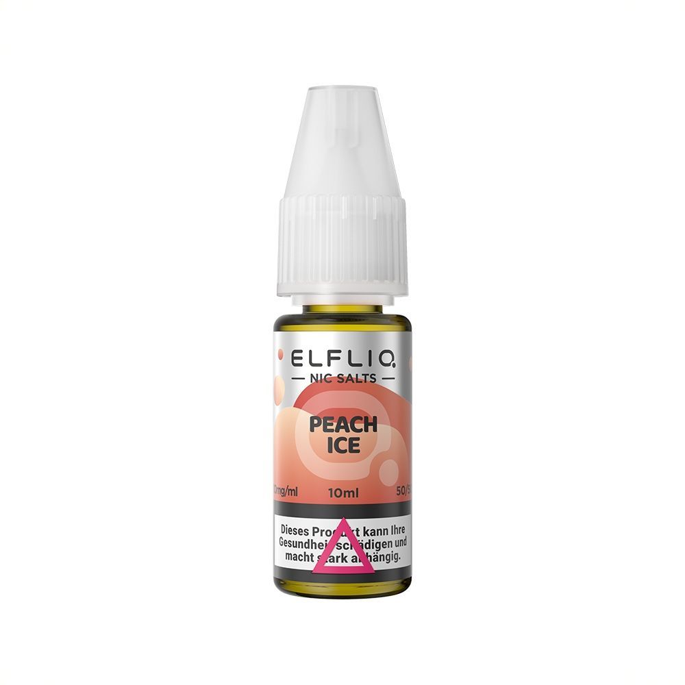 ELFLIQ - Elfbar Liquid (10ml/20mg) Peach ICE