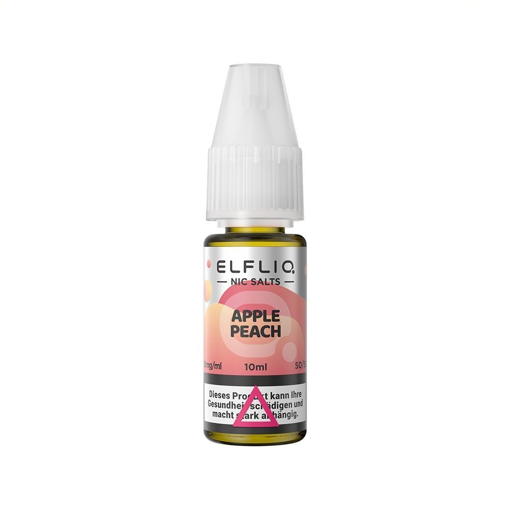 ELFLIQ - Elfbar Liquid (10ml/10mg) Apple Peach