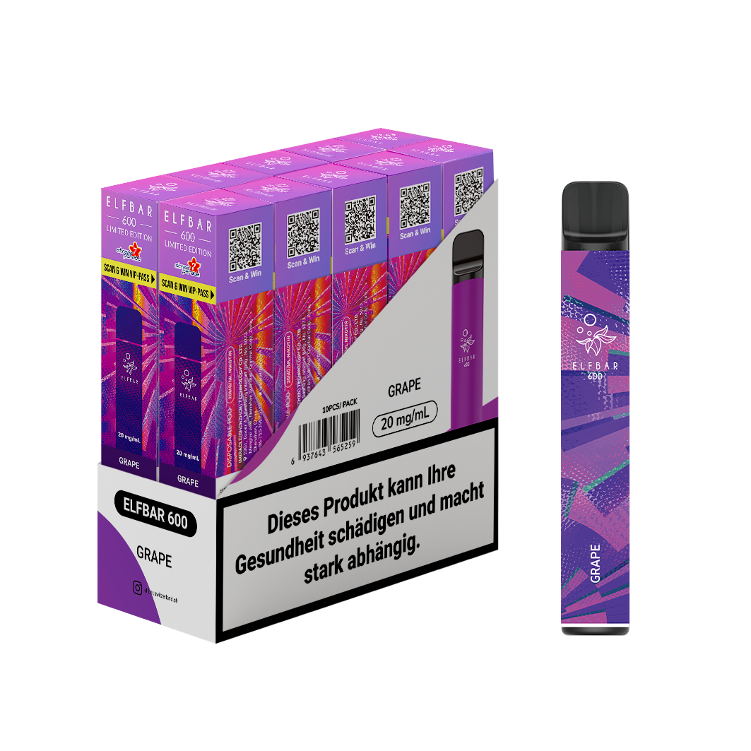 Elf Bar 600 (20mg) STP Grape