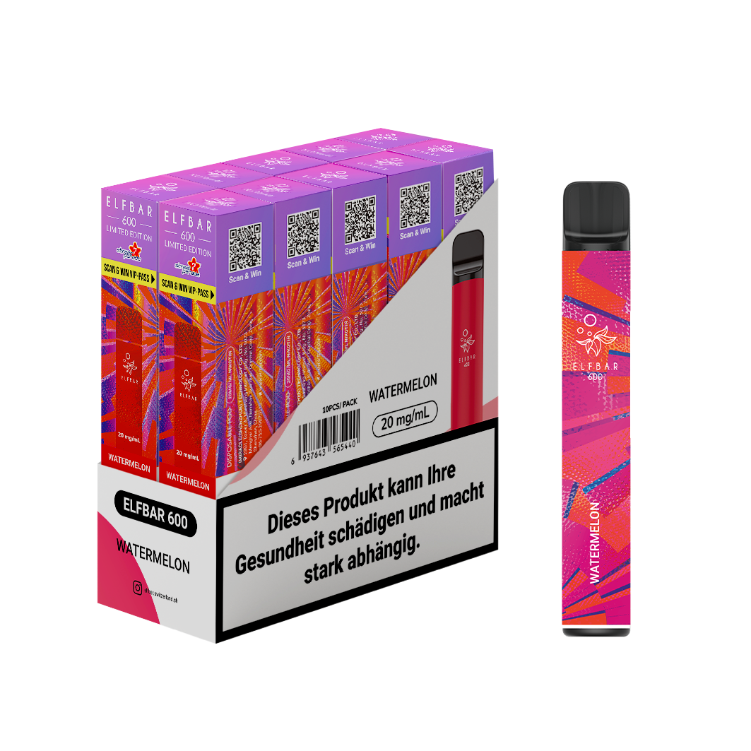 Elf Bar 600 (20mg) STP Watermelon ICE